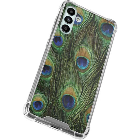 Peacock Animal Print Galaxy A13 5G Clear Case