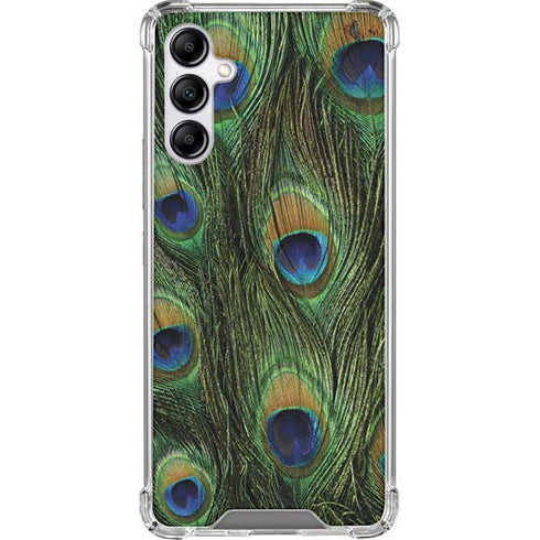 Peacock Animal Print Galaxy A14 5G Clear Case
