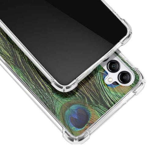 Peacock Animal Print Galaxy A14 5G Clear Case