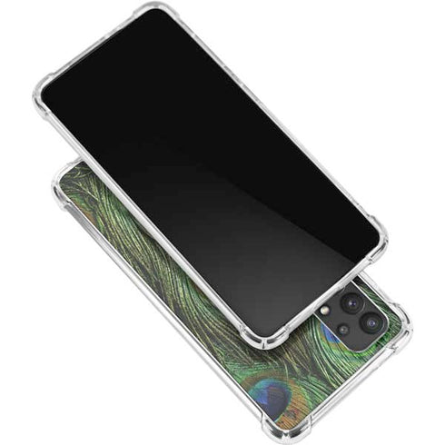Peacock Animal Print Galaxy A32 5G Clear Case
