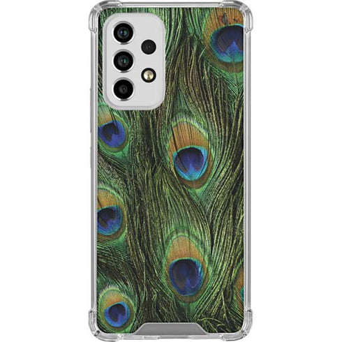 Peacock Animal Print Galaxy A53 5G Clear Case