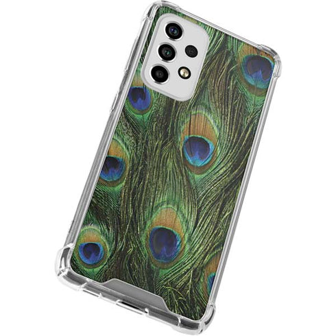 Peacock Animal Print Galaxy A53 5G Clear Case