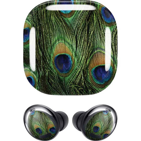 Peacock Animal Print Galaxy Buds Pro Skin