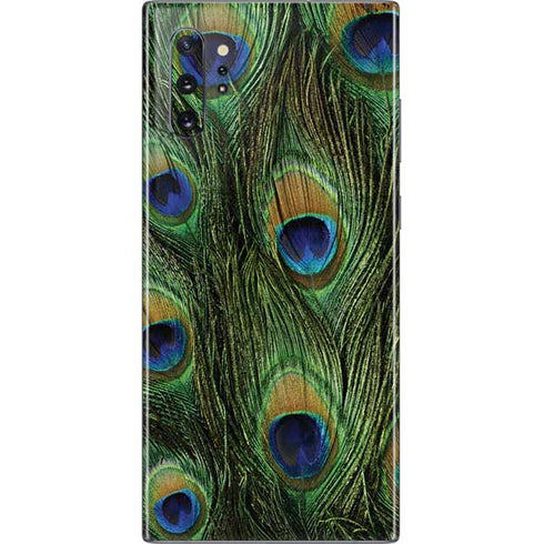 Peacock Animal Print Galaxy Note 10 Plus Skin