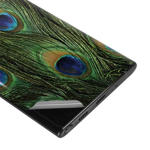 Peacock Animal Print Galaxy Note 10 Plus Skin
