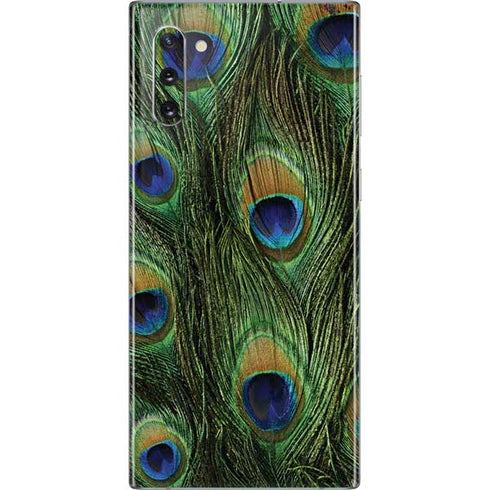 Peacock Animal Print Galaxy Note 10 Skin