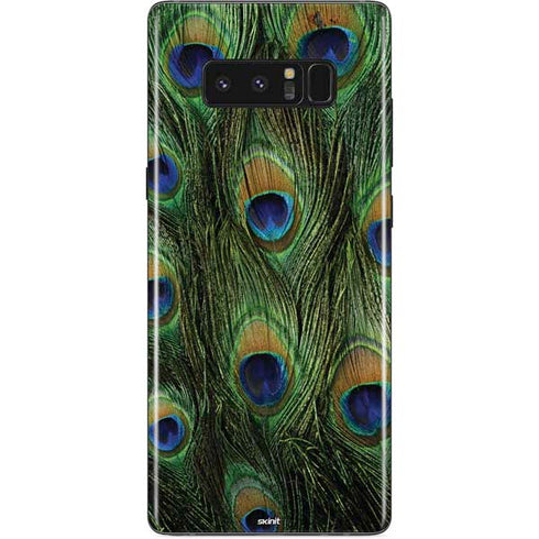 Peacock Animal Print Galaxy Note 8 Skin