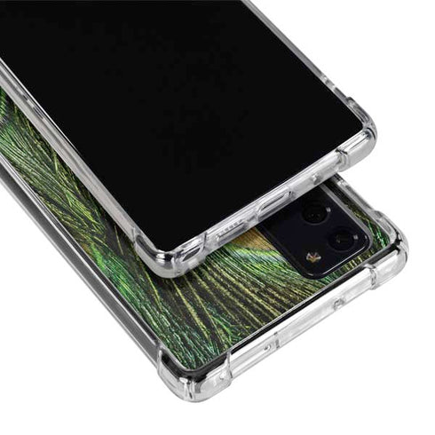 Peacock Animal Print Galaxy Note20 5G Clear Case