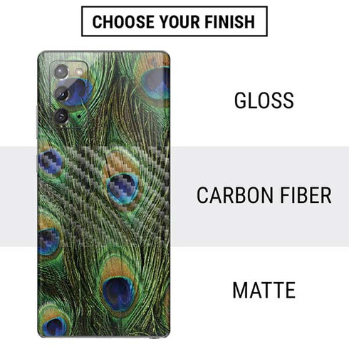 Peacock Animal Print Galaxy Note20 5G Skin