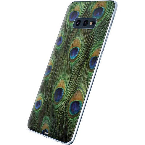 Peacock Animal Print Galaxy S10e Skin