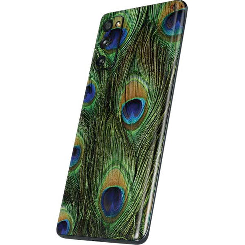 Peacock Animal Print Galaxy S20 Fan Edition Skin