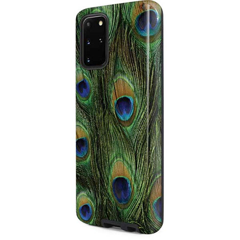 Peacock Animal Print Galaxy S20 Plus Pro Case
