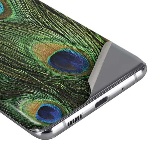 Peacock Animal Print Galaxy S20 Skin