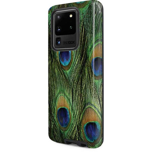 Peacock Animal Print Galaxy S20 Ultra 5G Pro Case