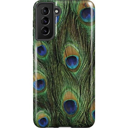 Peacock Animal Print Galaxy S21 Plus 5G Pro Case