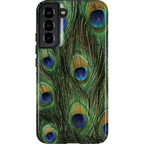 Peacock Animal Print Galaxy S22 Plus Pro Case