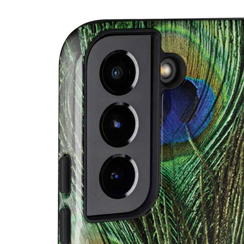 Peacock Animal Print Galaxy S22 Plus Pro Case