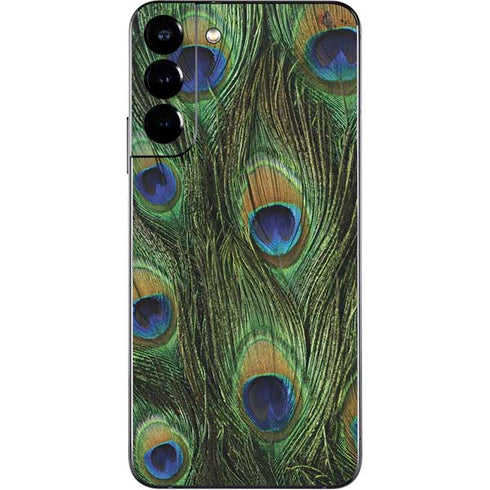 Peacock Animal Print Galaxy S22 Plus Skin