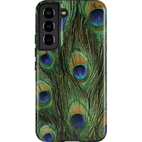 Peacock Animal Print Galaxy S22 Pro Case