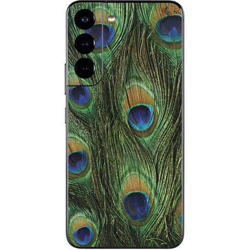 Peacock Animal Print Galaxy S22 Skin