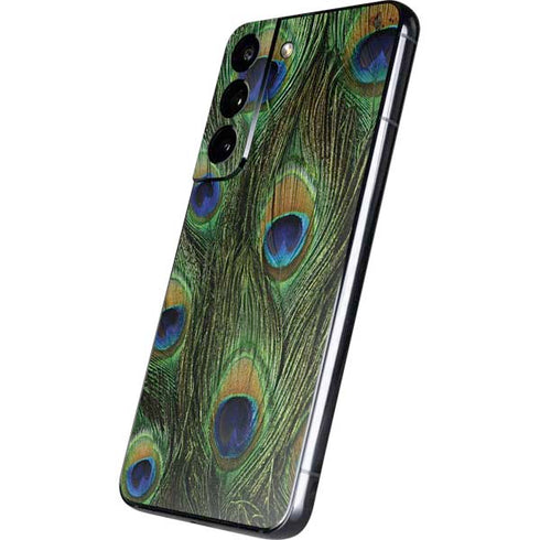 Peacock Animal Print Galaxy S22 Skin