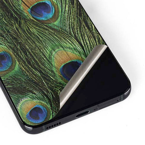 Peacock Animal Print Galaxy S22 Skin