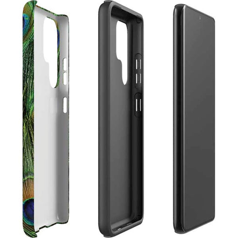 Peacock Animal Print Galaxy S22 Ultra Pro Case