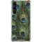 Peacock Animal Print Galaxy S23 Plus Clear Case