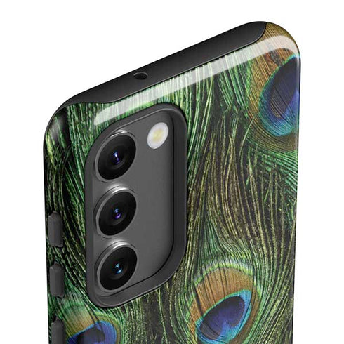 Peacock Animal Print Galaxy S23 Plus Pro Case