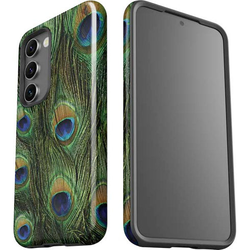Peacock Animal Print Galaxy S23 Pro Case