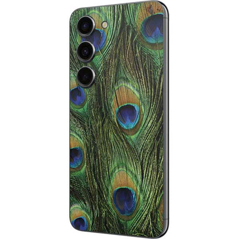 Peacock Animal Print Galaxy S23 Skin