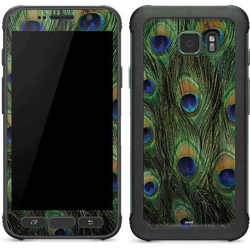 Peacock Animal Print Galaxy S7 Active Skin