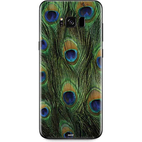 Peacock Animal Print Galaxy S8 Plus Skin
