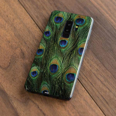 Peacock Animal Print Galaxy S9 Plus Skin