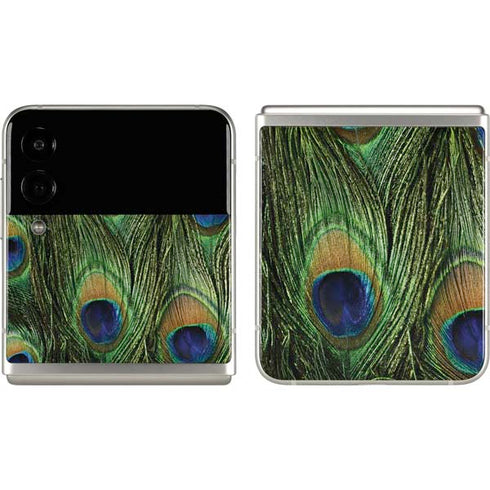 Peacock Animal Print Galaxy Z Flip3 5G Skin