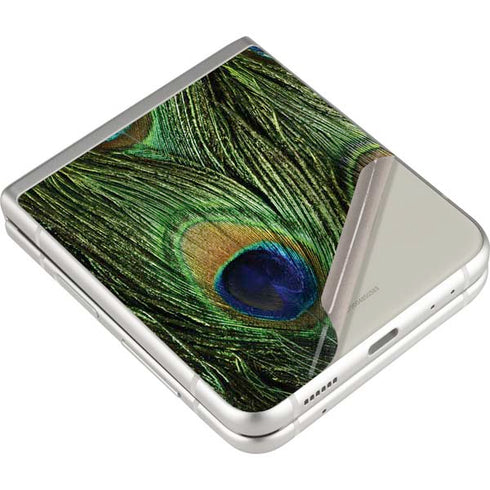 Peacock Animal Print Galaxy Z Flip3 5G Skin
