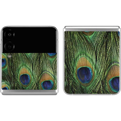 Peacock Animal Print Galaxy Z Flip4 5G Skin