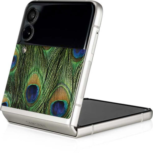 Peacock Animal Print Galaxy Z Flip4 5G Skin