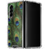 Peacock Animal Print Galaxy Z Fold4 5G Clear Case