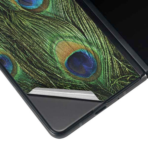 Peacock Animal Print Galaxy Z Fold4 5G Skin