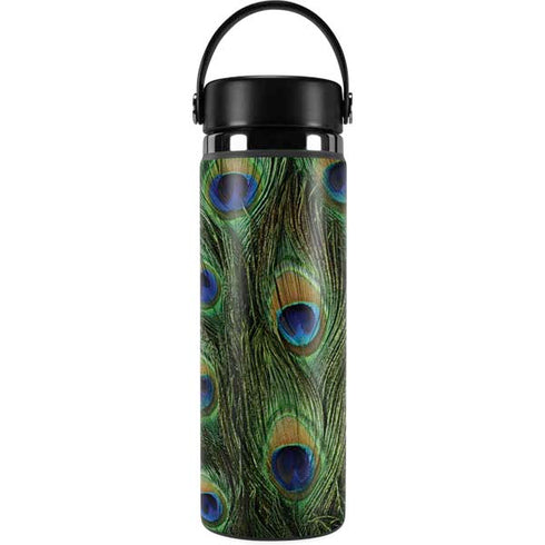 Peacock Animal Print Hydro Flask 20oz Wide Mouth Skin