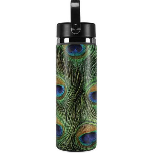 Peacock Animal Print Hydro Flask 20oz Wide Mouth Skin