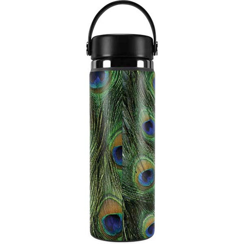 Peacock Animal Print Hydro Flask 20oz Wide Mouth Skin