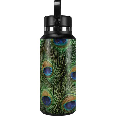 Peacock Animal Print Hydro Flask 32oz Wide Mouth Skin