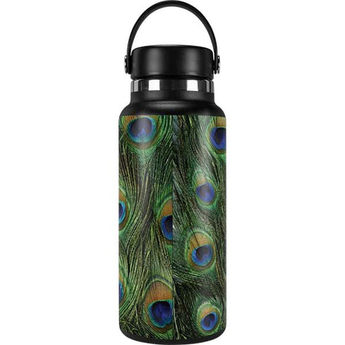 Peacock Animal Print Hydro Flask 32oz Wide Mouth Skin