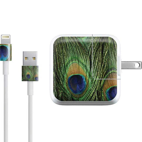 Peacock Animal Print iPad Charger (10W USB) Skin