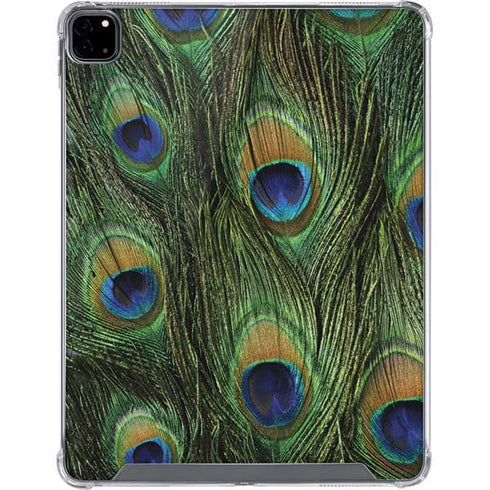 Peacock Animal Print iPad Pro 12.9in (2020) Clear Case