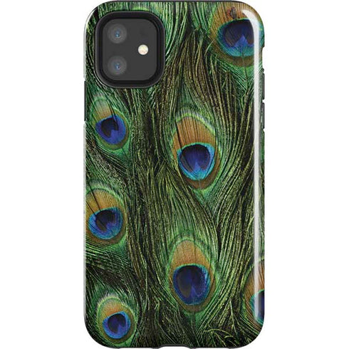 Peacock Animal Print iPhone 11 Impact Case