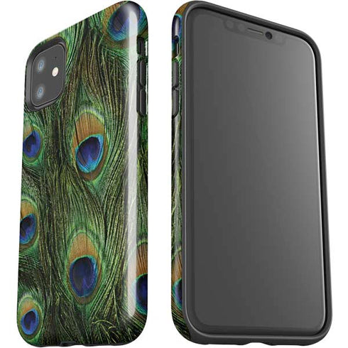 Peacock Animal Print iPhone 11 Impact Case