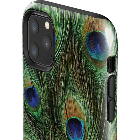 Peacock Animal Print iPhone 11 Pro Max Impact Case